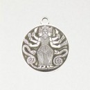 Goddess Pewter Pendant Necklace - Hecate Goddess Pewter Pendant Necklace - Hecate