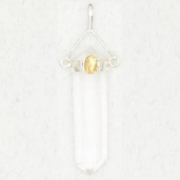 Clear Quartz with Citrine (Nov)