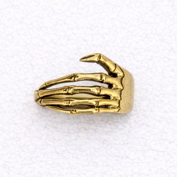Bronze Ladies' Ring - Skeletal Hand