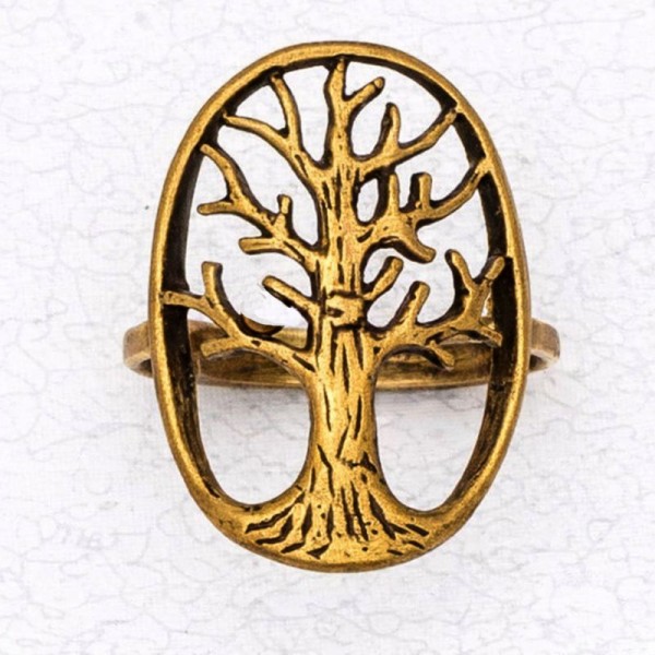 Bronze Ladies' Ring - Tree of Life