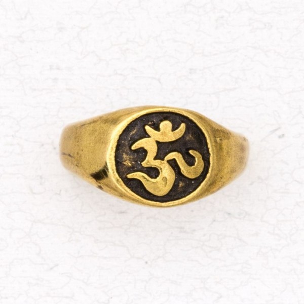 Bronze Ladies' Ring – Om