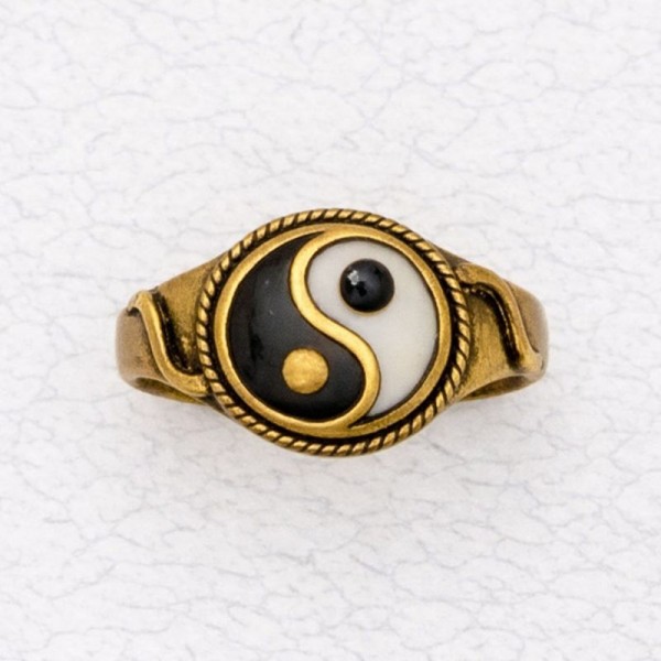 Bronze Ladies' Ring – Yin Yang