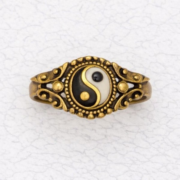 Bronze Ladies' Ring – Yin Yang