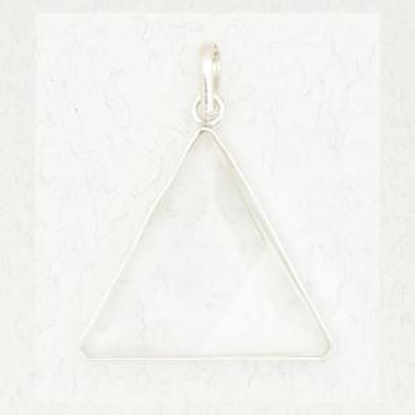 Faceted Triangle Quartz