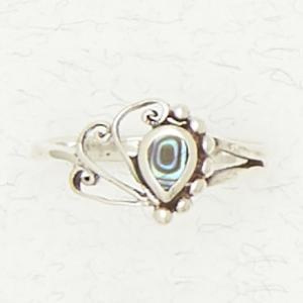 Ring with Inlaid Stone